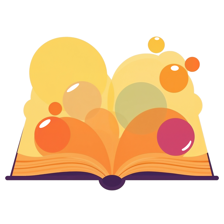 Cercles abstraits et superposés sur fond blanc, illustrant les projets et collaborations créatives.